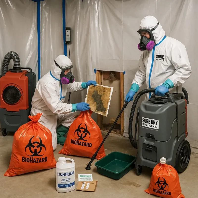 Contaminated Water Handling Protocols process in Vista Santa Rosa, CA